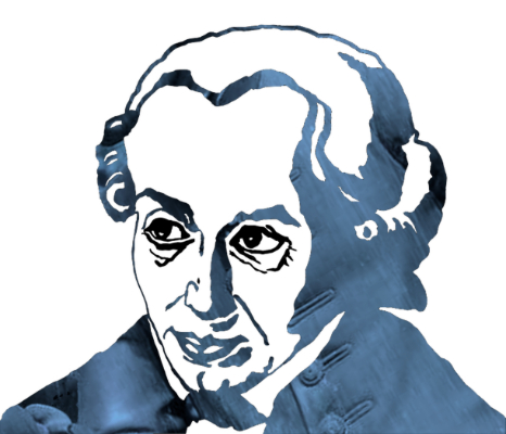 grafisches Porträt Immanuel Kant